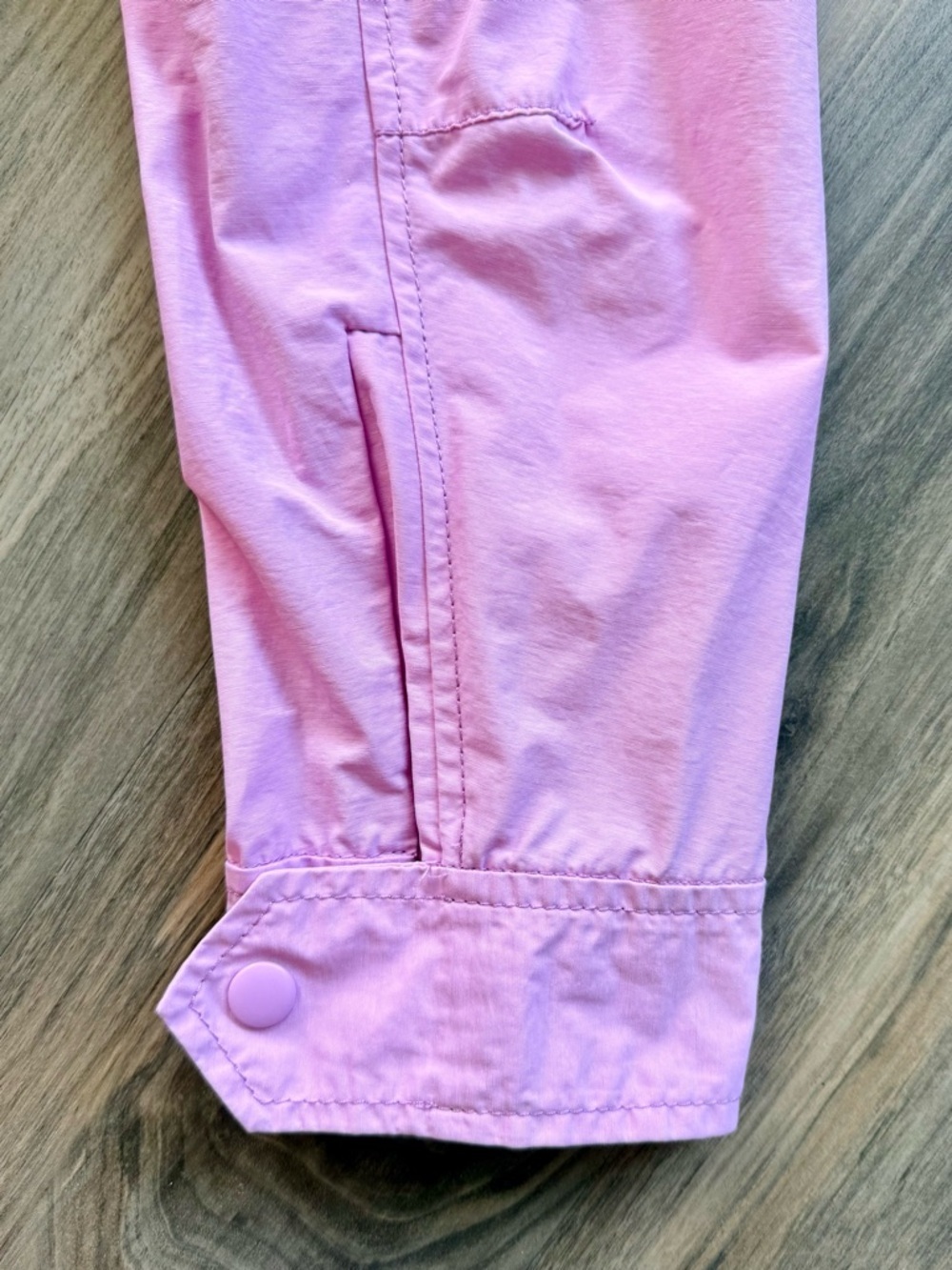 J. Crew Pink Hooded Rain Coat Size S - Picture 6 of 7